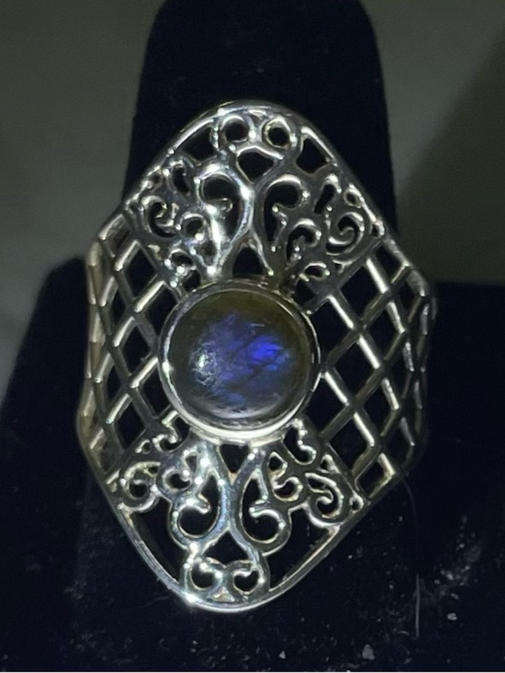 Labradorite ring